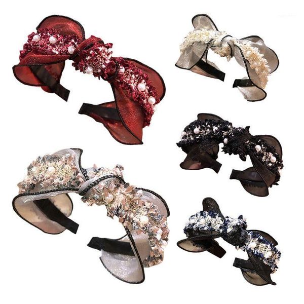 korean women mesh lace wide hair hoop glitter ruffles ribbon twist knot bandana imitation pearl jewelry princess tiara1
korean women mesh lace wide hair hoop glitter ruffles ribbon twist knot bandana imitation pearl jewelry princess tiara1