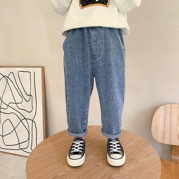 jeans koodykids autunm kids boys loose denim pants casual long sleeve bear printed sweatshirts children, Blue
jeans koodykids autunm kids boys loose denim pants casual long sleeve bear printed sweatshirts children, Blue