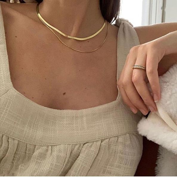 chains fashion snake choker gold layered multi-layer chain adjustable dainty creative retro necklaces jewelry for women and girls, Silver
chains fashion snake choker gold layered multi-layer chain adjustable dainty creative retro necklaces jewelry for women and girls, Silver