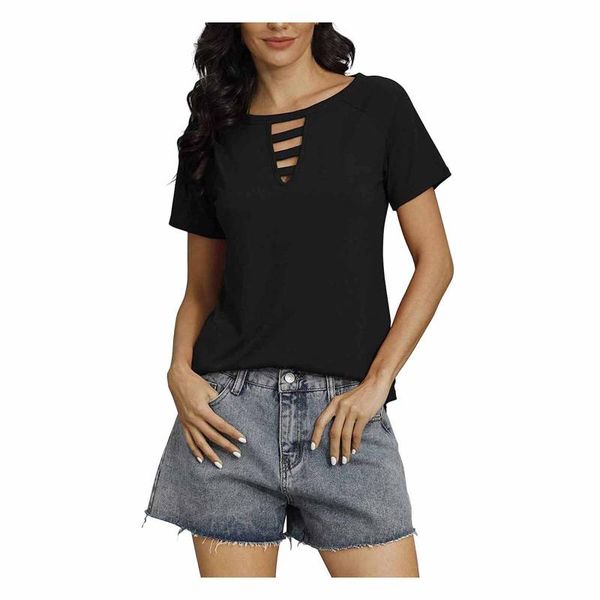 women's t-shirt t shirt women broadcloth round neck tee solid color short sleeve everyday leisure all-match pullover ladies clothing, White
women's t-shirt t shirt women broadcloth round neck tee solid color short sleeve everyday leisure all-match pullover ladies clothing, White