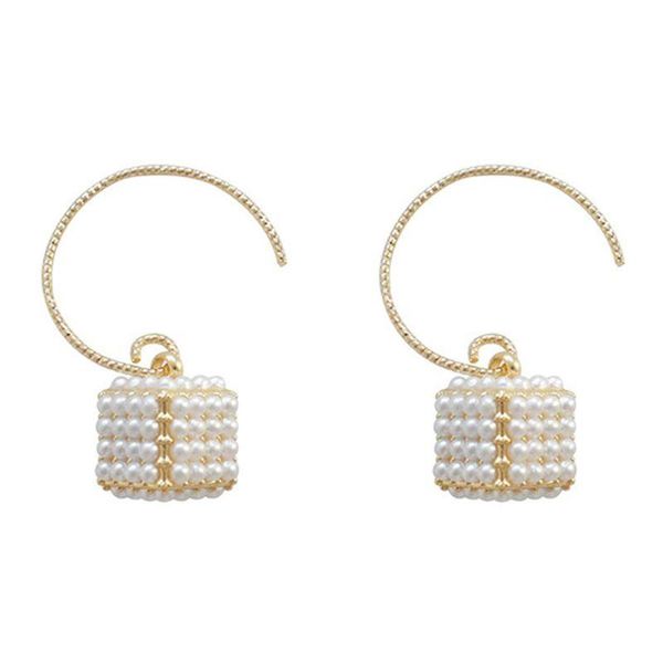 sweet romantic imitation pearl square earrings for women charming earings jewelry dangle & chandelier, Silver
sweet romantic imitation pearl square earrings for women charming earings jewelry dangle & chandelier, Silver