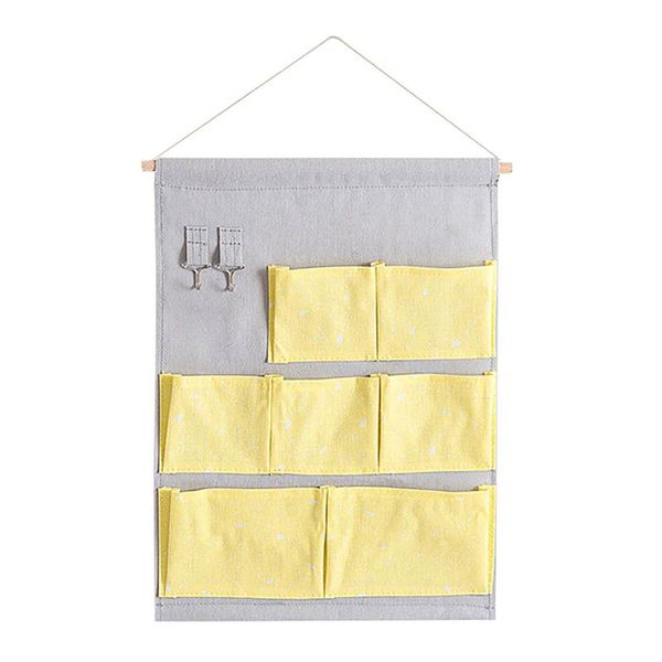wall hanging organizer storage bag seven pockets mounted cotton wardrobe pouch hang cosmetics toys boxes & bins
wall hanging organizer storage bag seven pockets mounted cotton wardrobe pouch hang cosmetics toys boxes & bins