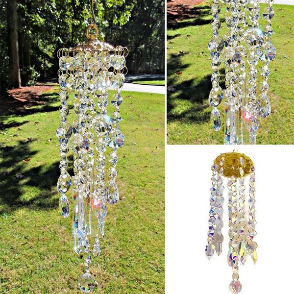 wind chimes for home decoration colorful crystal outdoor garden yard lawn holiday gift family decorative objects & figurines
wind chimes for home decoration colorful crystal outdoor garden yard lawn holiday gift family decorative objects & figurines