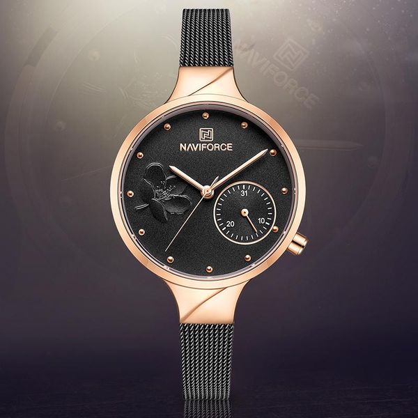 wristwatches naviforce watches womens brand luxury waterproof quartz ladies wristwatch date display clock gift for wife relogio feminino, Slivery;brown
wristwatches naviforce watches womens brand luxury waterproof quartz ladies wristwatch date display clock gift for wife relogio feminino, Slivery;brown