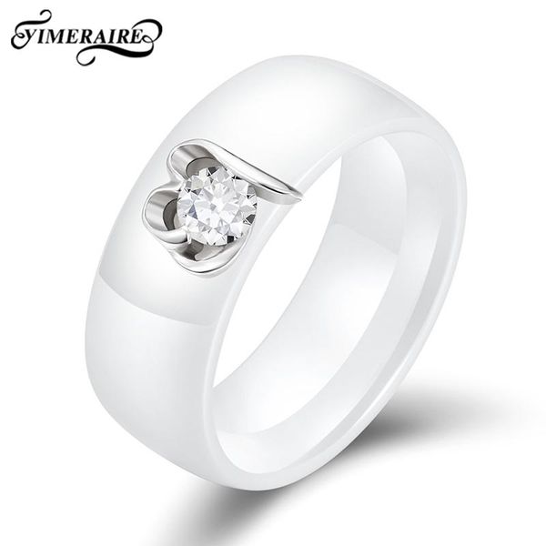 cluster rings fashion 925 sterling silver ceramic ring with heart shaped zircon 8mm width jewelry for women wedding engagement year gift, Golden;silver
cluster rings fashion 925 sterling silver ceramic ring with heart shaped zircon 8mm width jewelry for women wedding engagement year gift, Golden;silver