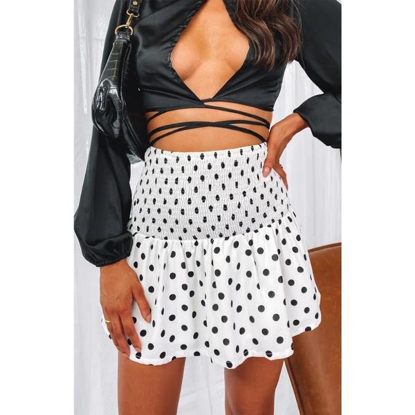 high waisted mini skirt dots elastic a line pleated basic classic woman skirts streetwear summer 2021, Black
high waisted mini skirt dots elastic a line pleated basic classic woman skirts streetwear summer 2021, Black