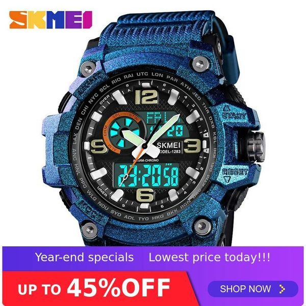 wristwatches skmei sport watch men waterproof digital watches brand dual display silicone band relogio masculino 1283, Slivery;brown
wristwatches skmei sport watch men waterproof digital watches brand dual display silicone band relogio masculino 1283, Slivery;brown