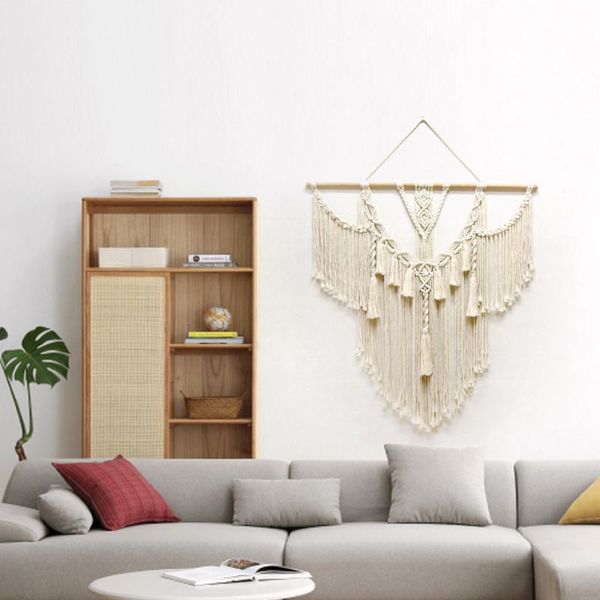 tapestries hand-woven pendant big size macrame wall hanging boho style woven tapestry bohemian wedding for home decor 100x110cm
tapestries hand-woven pendant big size macrame wall hanging boho style woven tapestry bohemian wedding for home decor 100x110cm