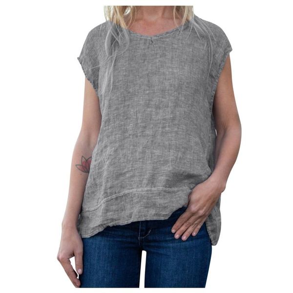 women's blouses & shirts plus size blouse for women summer short sleeve printed o-neck 2021 solid color casual shirt camisas de mujer, White
women's blouses & shirts plus size blouse for women summer short sleeve printed o-neck 2021 solid color casual shirt camisas de mujer, White