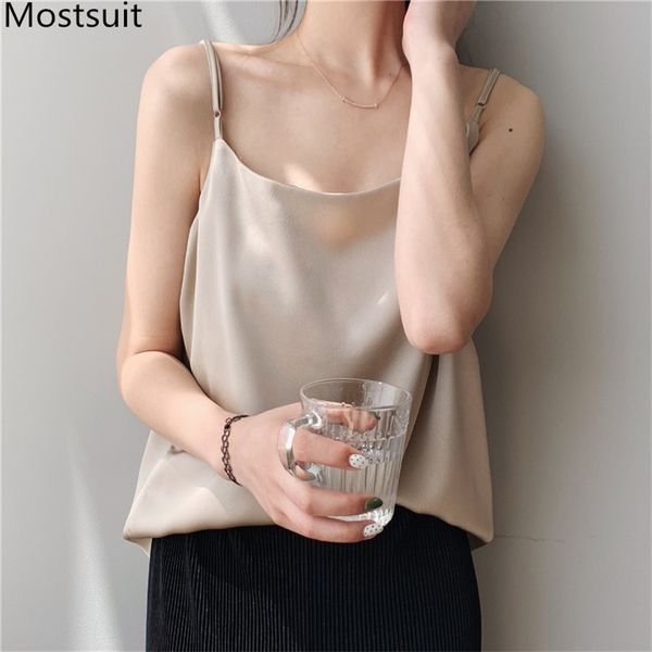 summer satin spaghetti strap vest women sleeveless solid camisole basic fashion female tank femme 210513, White
summer satin spaghetti strap vest women sleeveless solid camisole basic fashion female tank femme 210513, White