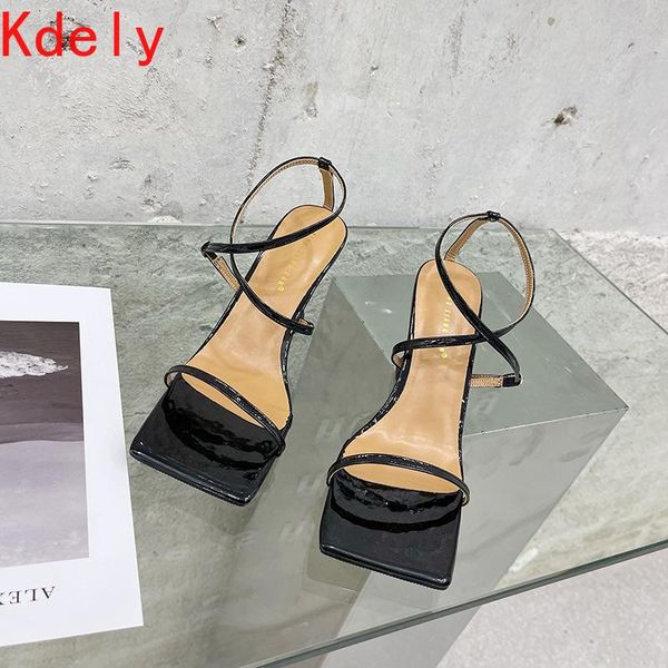 women shoes pu gladiator buckle strap concise solid narrow band party thin heels sandals red size 35-40 fashion dress, Black
women shoes pu gladiator buckle strap concise solid narrow band party thin heels sandals red size 35-40 fashion dress, Black