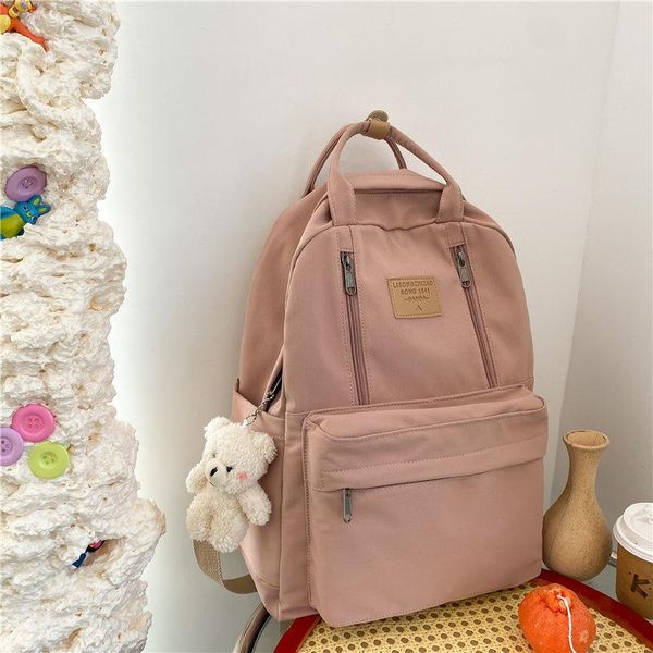 school bags nylon for teenage girls backpack women high college student schoolbag large casual bookbag 2021
school bags nylon for teenage girls backpack women high college student schoolbag large casual bookbag 2021