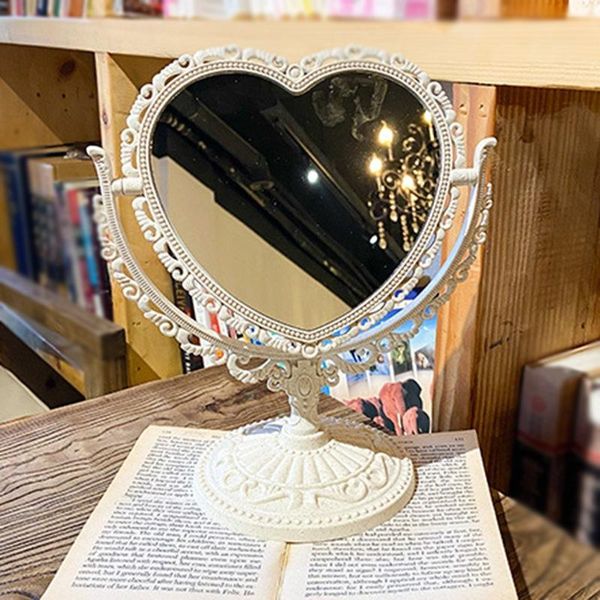mirrors european retro double sided makeup mirror cute teenage heart shaped princess for dormitory bedroom living room decor
mirrors european retro double sided makeup mirror cute teenage heart shaped princess for dormitory bedroom living room decor