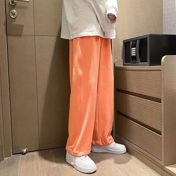 men's pants multicolor harem korean fashion loose solid color casual men streetwear retro straight jogger sweatpants, Black
men's pants multicolor harem korean fashion loose solid color casual men streetwear retro straight jogger sweatpants, Black