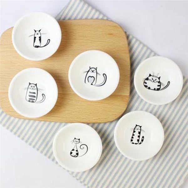 dishes & plates 6pcs/set cute cat mini heart shaped pigments ceramics soy dish sauce vinegar jam kitchen small plate set tableware gifts
dishes & plates 6pcs/set cute cat mini heart shaped pigments ceramics soy dish sauce vinegar jam kitchen small plate set tableware gifts