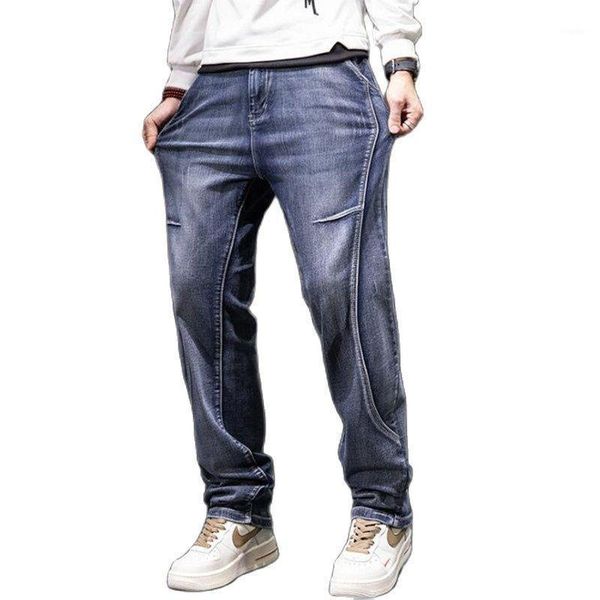 men's jeans add long loose mens hiphop baggy denim cargo pants leisure men clothing jean trousers plus size 44 bottoms, Blue
men's jeans add long loose mens hiphop baggy denim cargo pants leisure men clothing jean trousers plus size 44 bottoms, Blue