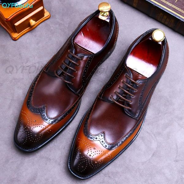 brand mens dress shoes genuine leather carved brogue italian shoes men formal business wedding shoes, Black
brand mens dress shoes genuine leather carved brogue italian shoes men formal business wedding shoes, Black
