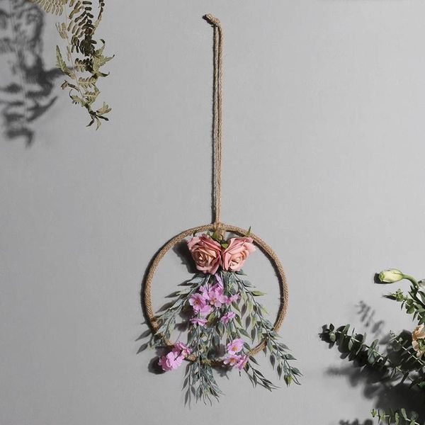 decorative objects & figurines rose wreath green leaves flower circle decration for home office dormitory
decorative objects & figurines rose wreath green leaves flower circle decration for home office dormitory