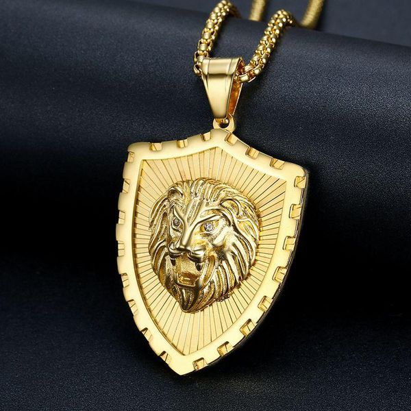 pendant necklaces men hip hop lion 's head stainless steel never fade vintage animal necklace hiphop jewelry gifts, Silver
pendant necklaces men hip hop lion 's head stainless steel never fade vintage animal necklace hiphop jewelry gifts, Silver