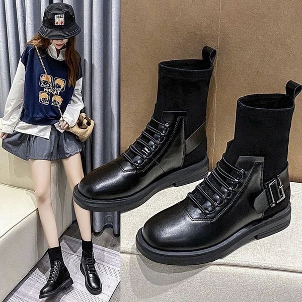 warm plush autumn winter boots solid leather ankle boots women shoes woman buckle thick bottom heels platform shoes plus size, Black
warm plush autumn winter boots solid leather ankle boots women shoes woman buckle thick bottom heels platform shoes plus size, Black