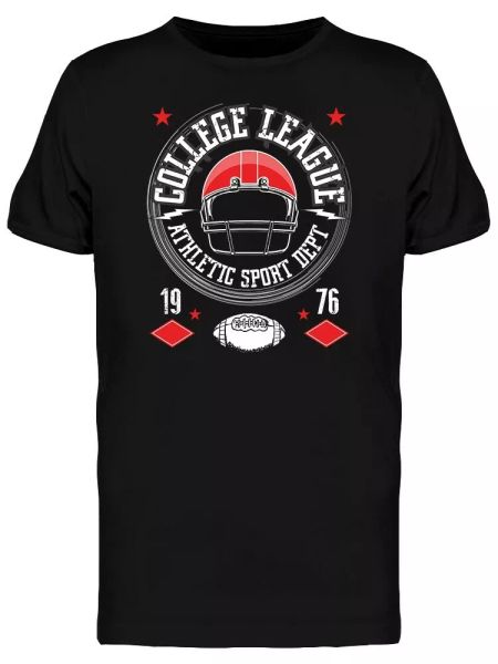 college league football sport tee men's -image by shutterstock, White;black
college league football sport tee men's -image by shutterstock, White;black
