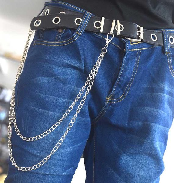 keychains fashion key chain layer belts punk hip-hop waist pants jeans long metal clothing accessories jewelry, Silver
keychains fashion key chain layer belts punk hip-hop waist pants jeans long metal clothing accessories jewelry, Silver