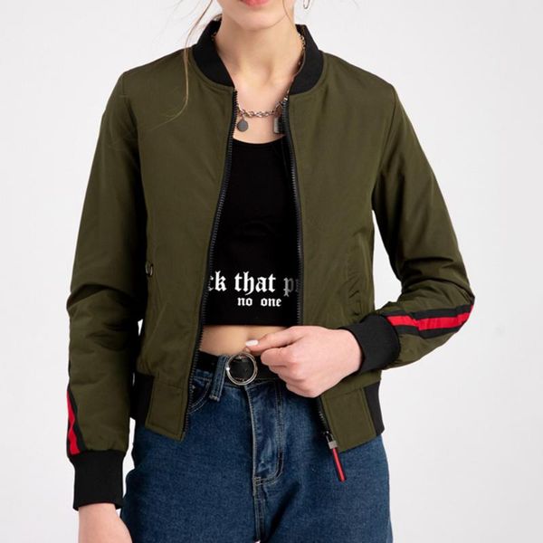 women's jackets 2021 fashion windbreaker jacket women summer coats long sleeve basic bomber thin women's female outwear, Black;brown
women's jackets 2021 fashion windbreaker jacket women summer coats long sleeve basic bomber thin women's female outwear, Black;brown