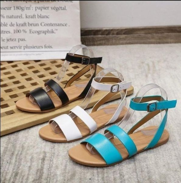 sandals summer 2021 style women's one line buckle pu flat bottom simple fashion versatile sell womens shoes, Black
sandals summer 2021 style women's one line buckle pu flat bottom simple fashion versatile sell womens shoes, Black
