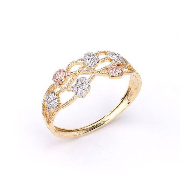bangle european and american fashion ethnic style personality flower bracelet ring set women's luxury three-color jewelry wholesale, Black
bangle european and american fashion ethnic style personality flower bracelet ring set women's luxury three-color jewelry wholesale, Black