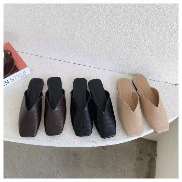 slippers women flat fashion mule shoes square toe slides patchwork sandal ladies outdoor flip flops zapatos mujer, Black
slippers women flat fashion mule shoes square toe slides patchwork sandal ladies outdoor flip flops zapatos mujer, Black