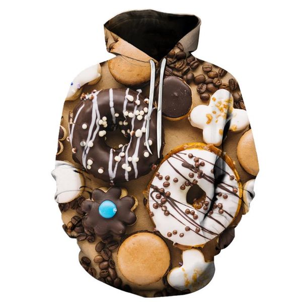 men's hoodies & sweatshirts arrival women 3d printed fashion funny donuts chocolate dessert long sleeve pullovers sudaderas, Black
men's hoodies & sweatshirts arrival women 3d printed fashion funny donuts chocolate dessert long sleeve pullovers sudaderas, Black