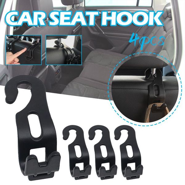 hooks & rails universal car headrest back seat hook 4pcs hanger vehicle organizer holder for handbags purses coats and grocery bags #p2
hooks & rails universal car headrest back seat hook 4pcs hanger vehicle organizer holder for handbags purses coats and grocery bags #p2