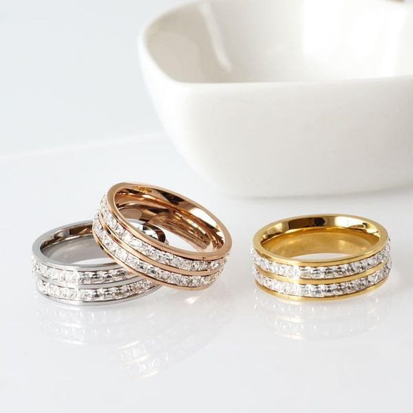 cluster rings classic wedding women ring simple finger with middle two layers cz stones understated delicate female engagement jewelry, Golden;silver
cluster rings classic wedding women ring simple finger with middle two layers cz stones understated delicate female engagement jewelry, Golden;silver
