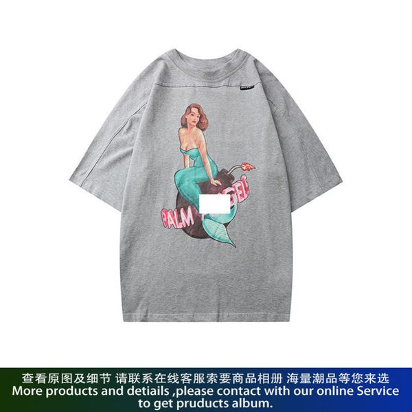 bear pa/lm pa mermaid angel short sleeve t-shirt 3o0s, White;black
bear pa/lm pa mermaid angel short sleeve t-shirt 3o0s, White;black