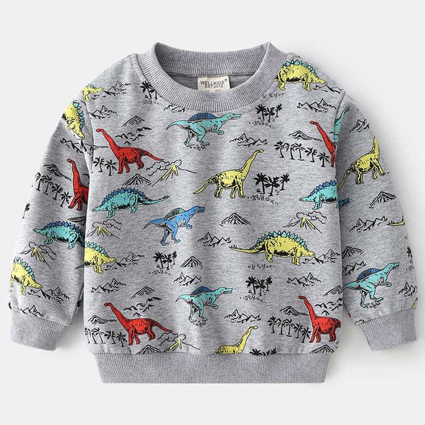 2021 winter new dinosaur printed baby boy sweatshirt for children clothing autumn long sleeve sweater for kids costume 2-6 years g0917, Black
2021 winter new dinosaur printed baby boy sweatshirt for children clothing autumn long sleeve sweater for kids costume 2-6 years g0917, Black