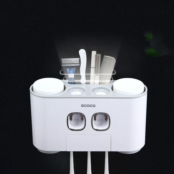 automatic squeezing toothpaste dispenser tooth brush holder toothbrush case storage wall mount rack bathroom accessories set bath accessory
automatic squeezing toothpaste dispenser tooth brush holder toothbrush case storage wall mount rack bathroom accessories set bath accessory