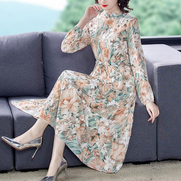 casual dresses 2021 spring summer long sleeve chiffon high waist women elegant floral a-line midi dress print female fashion clothes vestido, Black;gray
casual dresses 2021 spring summer long sleeve chiffon high waist women elegant floral a-line midi dress print female fashion clothes vestido, Black;gray