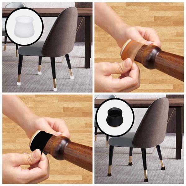 bath mats 4/8pcs silicone table chair leg protection feet pad floor protector non-slip caps no scratches noise
bath mats 4/8pcs silicone table chair leg protection feet pad floor protector non-slip caps no scratches noise