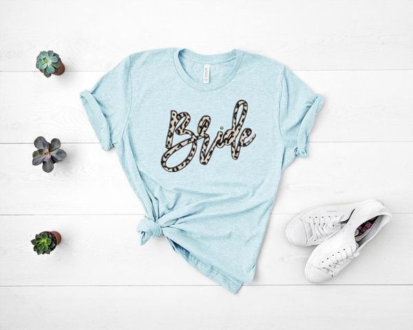 women's t-shirt leopard bride shirt fashion women bachelorette party aesthetic 100% cotton o neck short sleeve tee graphic streetwear, White
women's t-shirt leopard bride shirt fashion women bachelorette party aesthetic 100% cotton o neck short sleeve tee graphic streetwear, White