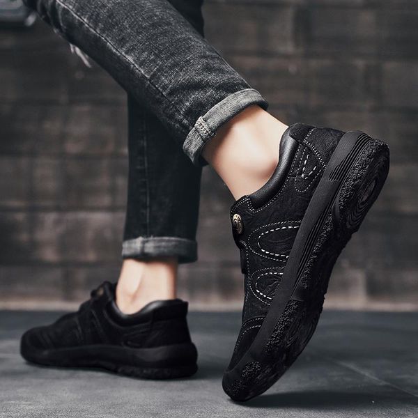 boots sneaker sport sale mens leather informales casual shoes fashion male hombre for leisure shoe, Black
boots sneaker sport sale mens leather informales casual shoes fashion male hombre for leisure shoe, Black