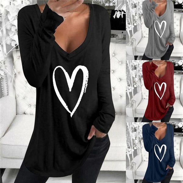 women's t-shirt loose casual women t-shirts 3d heart print fashion tee spring sports running long sleeve female oversized black, White
women's t-shirt loose casual women t-shirts 3d heart print fashion tee spring sports running long sleeve female oversized black, White