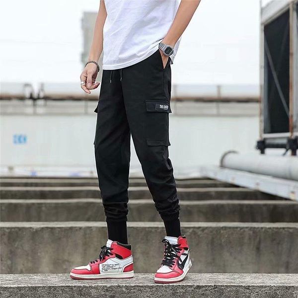 men's pants men's casual jogging overalls multi-pocket sports summer 2021 trend fashion trousers, Black
men's pants men's casual jogging overalls multi-pocket sports summer 2021 trend fashion trousers, Black
