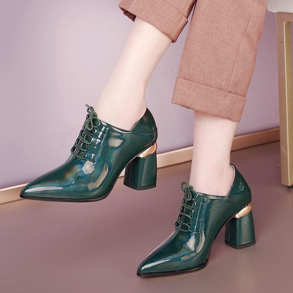 size:34-41 thick heels genuine leather party women shoes talons hauts femme zapatos de mujer dress, Black
size:34-41 thick heels genuine leather party women shoes talons hauts femme zapatos de mujer dress, Black