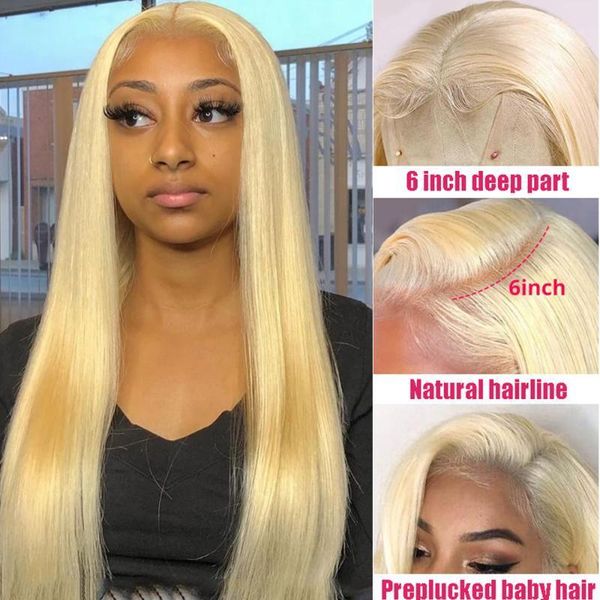 13x6 613 lace front wig 13x4 transparent hd frontal straight hair blonde human wigs closure1, Black;brown
13x6 613 lace front wig 13x4 transparent hd frontal straight hair blonde human wigs closure1, Black;brown