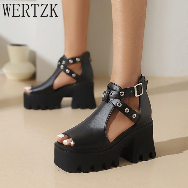 sandals 2021 cool leisure zipper gladiator black gothic square heels brand summer thick platform shoes woman large size 45
sandals 2021 cool leisure zipper gladiator black gothic square heels brand summer thick platform shoes woman large size 45
