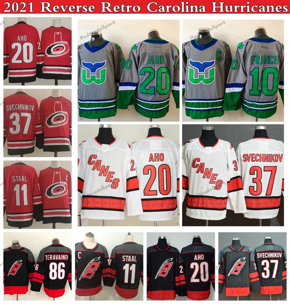 2021 reverse retro carolina hurricanes 37 andrei svechnikov hockey jerseys 86 teuvo teravainen 20 sebastian aho jersey 11 j staal 10 ron fra, Black;red
2021 reverse retro carolina hurricanes 37 andrei svechnikov hockey jerseys 86 teuvo teravainen 20 sebastian aho jersey 11 j staal 10 ron fra, Black;red