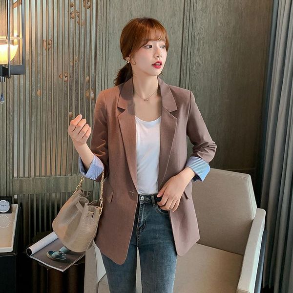 blazer feminino spring fashion elegant suit women korean jacket women's suits & blazers, White;black
blazer feminino spring fashion elegant suit women korean jacket women's suits & blazers, White;black
