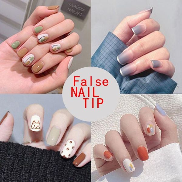false nails 24pcs/set round head square fake detachable full cover nail tips manicure tool, Red;gold
false nails 24pcs/set round head square fake detachable full cover nail tips manicure tool, Red;gold