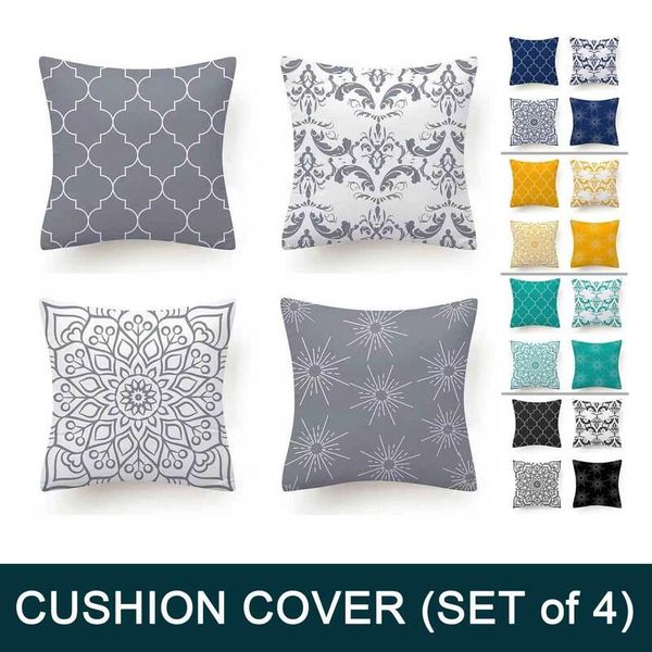cushion/decorative pillow decorative cushion covers 4pcs value set ( grey yellow blue black white green multiple designs)
cushion/decorative pillow decorative cushion covers 4pcs value set ( grey yellow blue black white green multiple designs)
