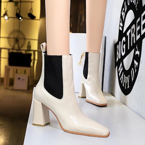 boots patent leather snake women ankle square toe footwear thick high heels female boot shoes 2021 snakeskin bootie, Black
boots patent leather snake women ankle square toe footwear thick high heels female boot shoes 2021 snakeskin bootie, Black